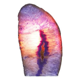 Agate Crystal Lamp N997 | Himalayan Salt Factory