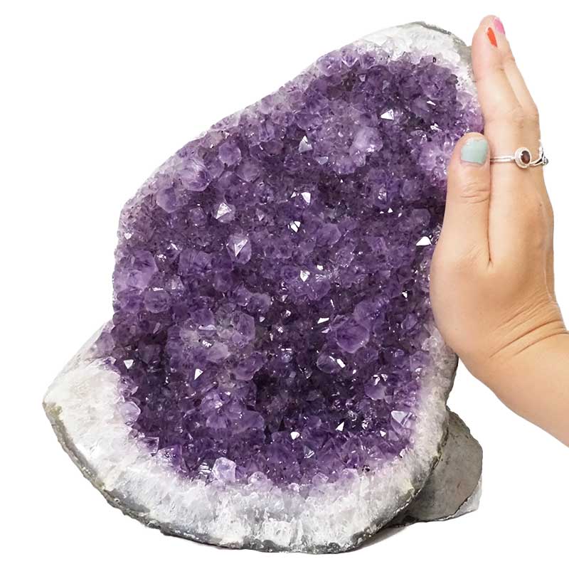 4.16kg Amethyst Polished Crystal Geode Specimen DN608 4 Amethyst Polished Crystal Geode Specimen DN608 | Himalayan Salt Factory