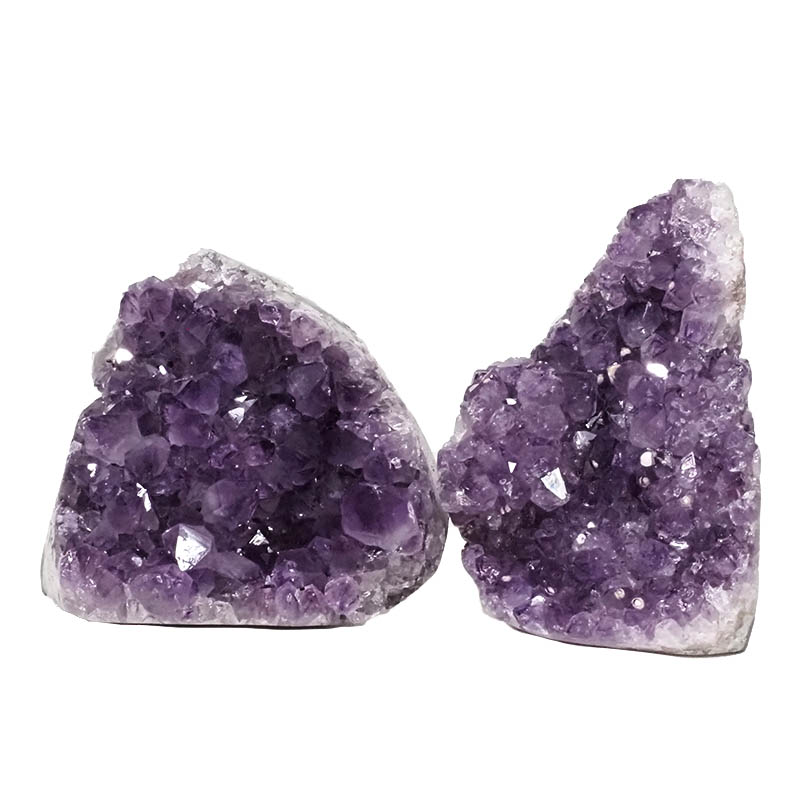 2.39kg Amethyst Polished Crystal Geode Specimen Set 2 Pieces DN625 3 2.39kg Amethyst Polished Crystal Geode Specimen DN625 | Himalayan Salt Factory