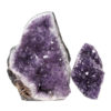 2.54kg Amethyst Polished Crystal Geode Specimen Set 2 Pieces DN653 1 Amethyst Polished Crystal Geode Specimen Set 2 Pieces DN653 | Himalayan Salt Factory