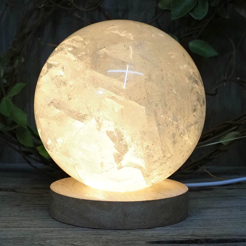 2.61kg Clear Quartz Polished Sphere with LED Light Large Display Base DS1305 5 2.61kg Clear Quartz Polished Sphere with LED Light Large Display Base DS1305