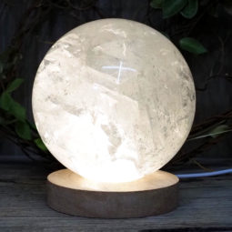 2.61kg Clear Quartz Polished Sphere with LED Light Large Display Base DS1305 16 2.61kg Clear Quartz Polished Sphere with LED Light Large Display Base DS1305