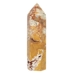 0.92kg Crazy Lace Agate Terminated Point DS1288 | Himalayan Salt Factory