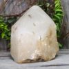 Large Natural Clear Quartz Point Lamp with LED Bulb DS1340 | Himalayan Salt Factory