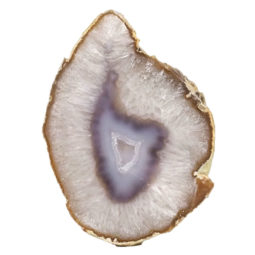 Natural Agate Polished Slab Plate DN591 | Himalayan Salt Factory