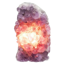 Natural Amethyst Crystal Lamp DN680 | Himalayan Salt Factory