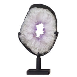 5.55kg Natural Brazil Amethyst Geode Slice DS1369 | Himalayan Salt Factory