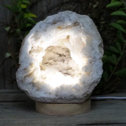 2.17kg Natural Calcite Geode Lamp with Large LED Light Base DS1325 8 2.17kg Natural Calcite Geode Lamp with Large LED Light Base DS1325 | Himalayan Salt Factory
