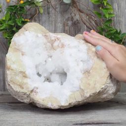 Natural Calcite Geode N1074 | Himalayan Salt Factory