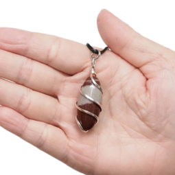 Natural Shiva Lingam Polished Stone Pendant P016
