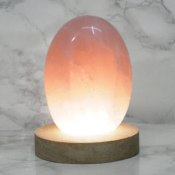 0.74kg Rose Quartz Polished Self Stand with LED Light Large Display Base DS1300 15 Rose Quartz Polished Self Stand with LED Light Large Display Base DS1300
