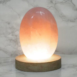 0.74kg Rose Quartz Polished Self Stand with LED Light Large Display Base DS1300 16 Rose Quartz Polished Self Stand with LED Light Large Display Base DS1300