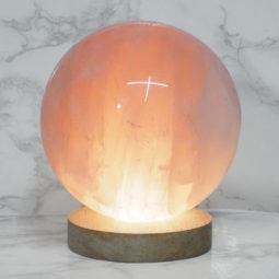 3.67kg Rose Quartz Polished Sphere with LED Light Large Display Base DS1303 16 Rose Quartz Polished Sphere with LED Light Large Display Base DS1303
