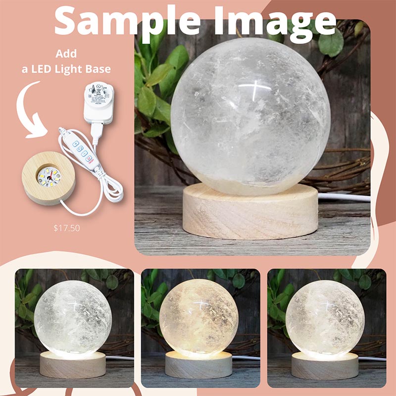 Sample Image - Clear Quartz Sphere | Himalayan Salt Factory