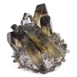 Smoky Quartz Crystal Cluster DS1389 | Himalayan Salt Factory
