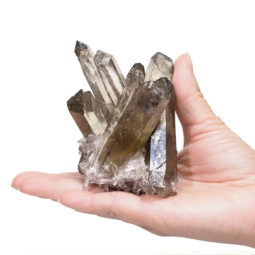 Smoky Quartz Crystal Cluster DS1390 | Himalayan Salt Factory