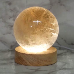0.58kg Smoky Quartz Polished Sphere with LED Light Small Display Base DS1313 16 0.58kg Smoky Quartz Polished Sphere with LED Light Small Display Base DS1313