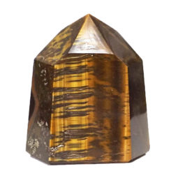 Tiger Eye Obelisk - Large DS1370 | Himalayan Salt Factory