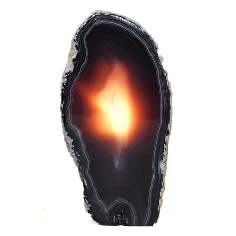 1.24kg Agate Crystal Lamp J744 3 Agate Crystal Lamp J744