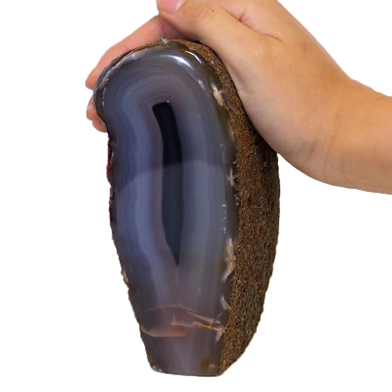 1.23kg Agate Crystal Lamp J746 3 Agate Crystal Lamp J746