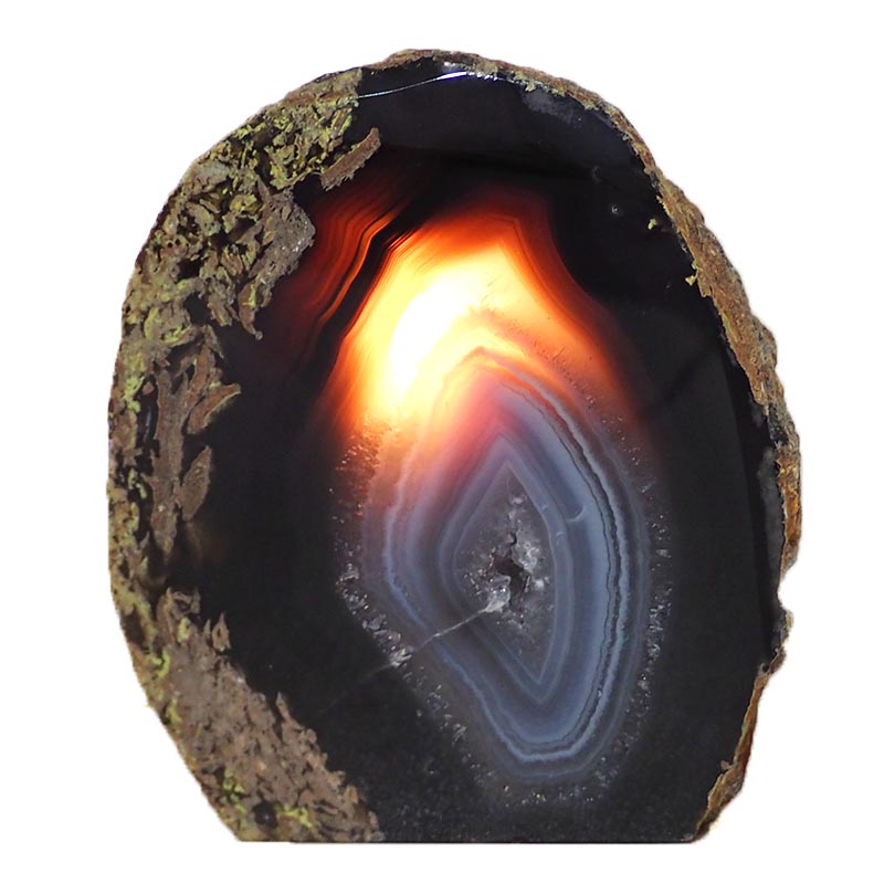 1.7kg Agate Crystal Lamp J747 3 Agate Crystal Lamp J747