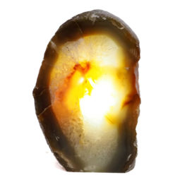 2.68kg Natural Agate Crystal Lamp with LED Bulb N1138 6 Agate Crystal Lamp N1138 | Himalayan Salt Factory