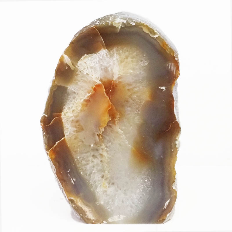 2.68kg Natural Agate Crystal Lamp with LED Bulb N1138 3 Agate Crystal Lamp N1138 | Himalayan Salt Factory