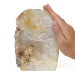 3.06kg Natural Agate Crystal Lamp with LED Bulb N1140 7 Agate Crystal Lamp N1140 | Himalayan Salt Factory
