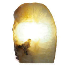 3.06kg Natural Agate Crystal Lamp with LED Bulb N1140 6 Agate Crystal Lamp N1140 | Himalayan Salt Factory