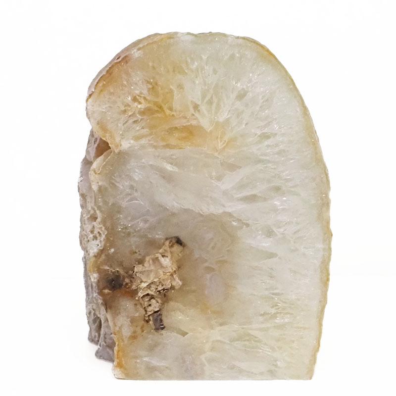 3.06kg Natural Agate Crystal Lamp with LED Bulb N1140 3 Agate Crystal Lamp N1140 | Himalayan Salt Factory