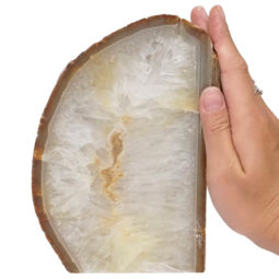 2.50kg Natural Agate Crystal Lamp with LED Bulb N1150 7 Agate Crystal Lamp N1150 | Himalayan Salt Factory