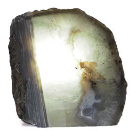 3.16kg Natural Agate Crystal Lamp with LED Bulb N1151 6 Agate Crystal Lamp N1151 | Himalayan Salt Factory