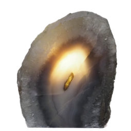 Agate Crystal Lamp N1157 | Himalayan Salt Factory
