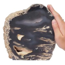 Agate Crystal Lamp N1159 | Himalayan Salt Factory