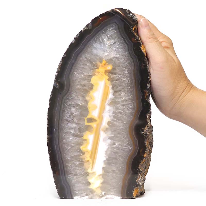 3.55kg Agate Crystal Lamp S189 5 Fire Agate Lamp S189
