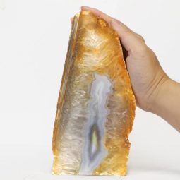 2.05kg Agate Crystal Lamp S190 7 Fire Agate Lamp S190