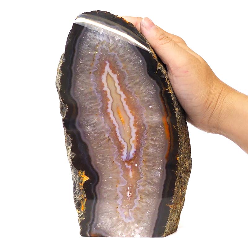 2.65kg Agate Crystal Lamp S192 5 Fire Agate Lamp S192