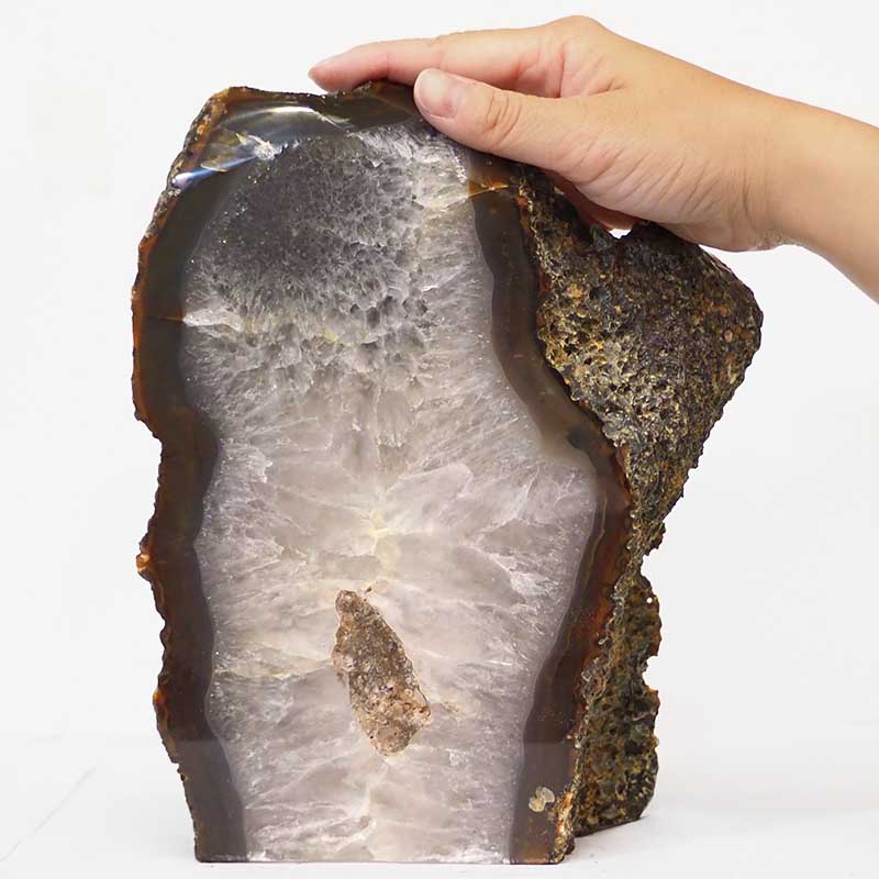 4.10kg Agate Crystal Lamp S193 5 Fire Agate Lamp S193