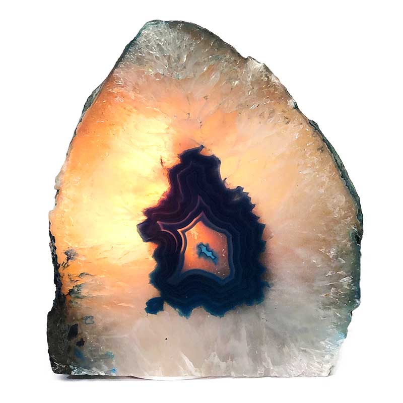 2.60kg Agate Crystal Lamp S55 4 Agate Crystal Lamp S55