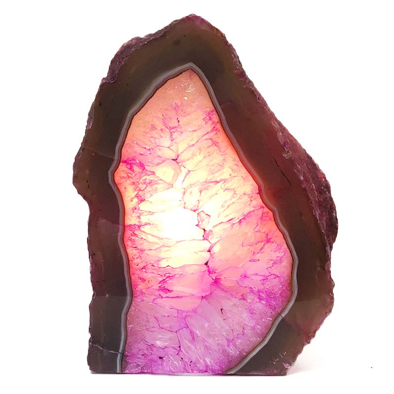 2.45kg Agate Crystal Lamp S76 4 Agate Crystal Lamp S76