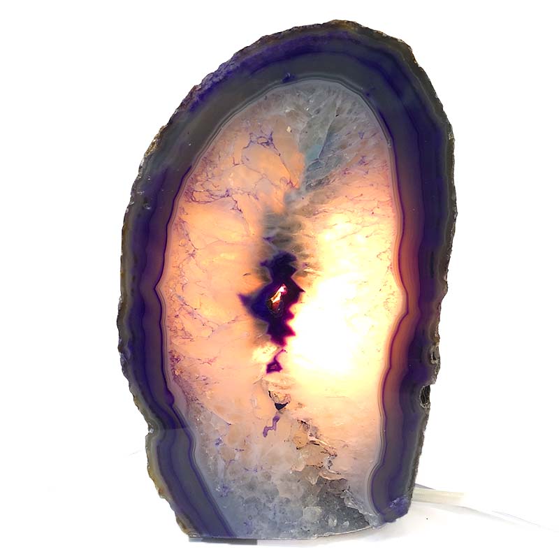2.45kg Agate Crystal Lamp S77 4 Agate Crystal Lamp S77
