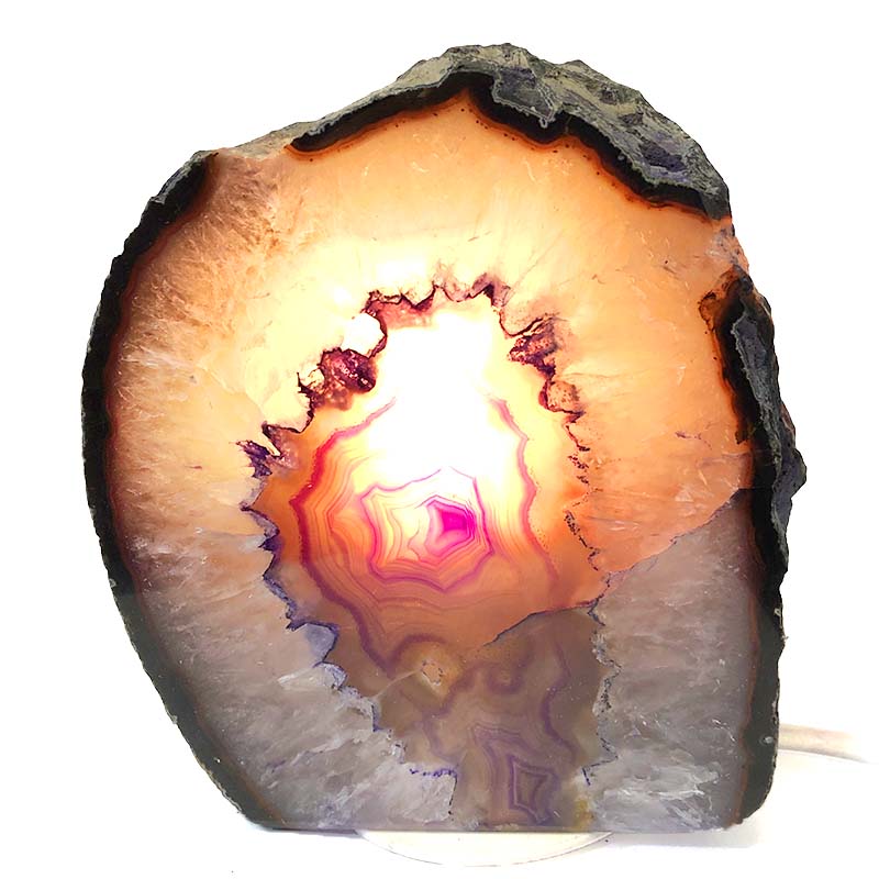 1.95kg Agate Crystal Lamp S81 4 Agate Crystal Lamp S81