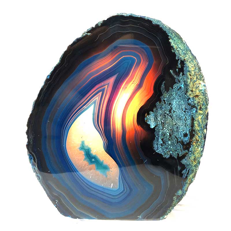 1.95kg Agate Crystal Lamp S88 4 Agate Crystal Lamp S88