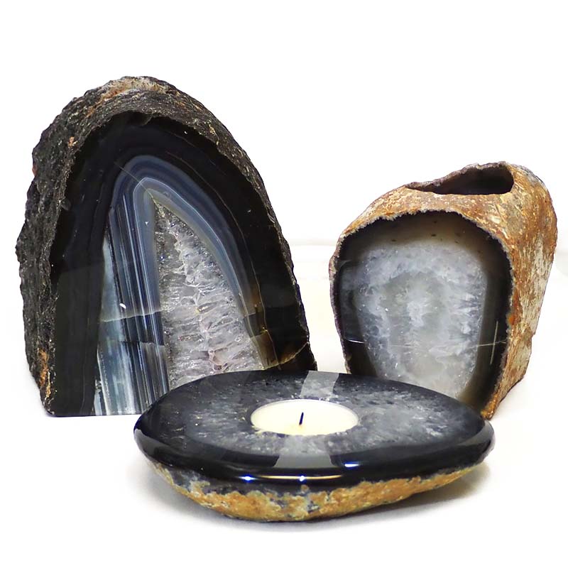 2.50kg Agate Lamp Set S221 4 Agate Lamp Set S221