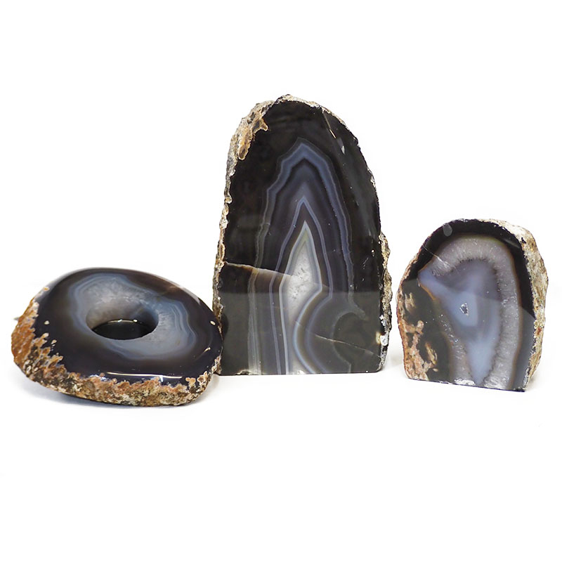 3.40kg Agate Lamp Set S223 5 Agate Lamp Set S223