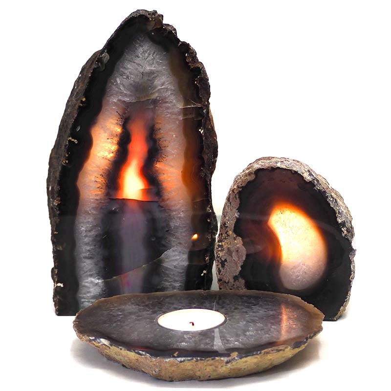 3.45kg Agate Lamp Set S224 3 Agate Lamp Set S224