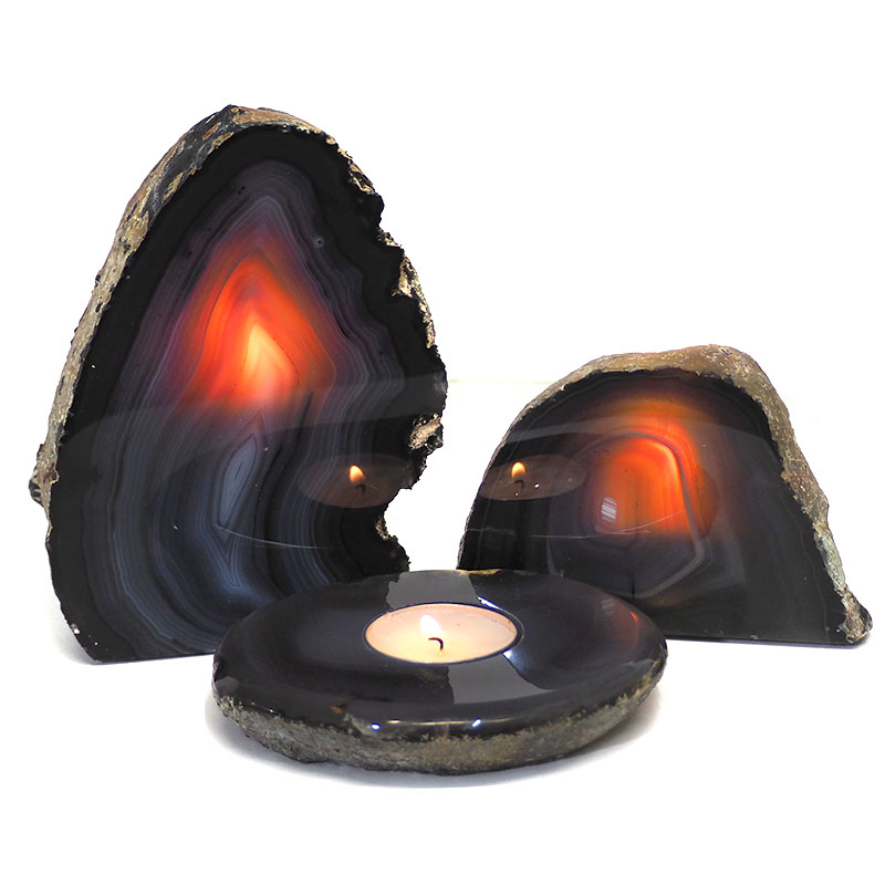 2.50kg Agate Lamp Set S226 3 Agate Lamp Set S226