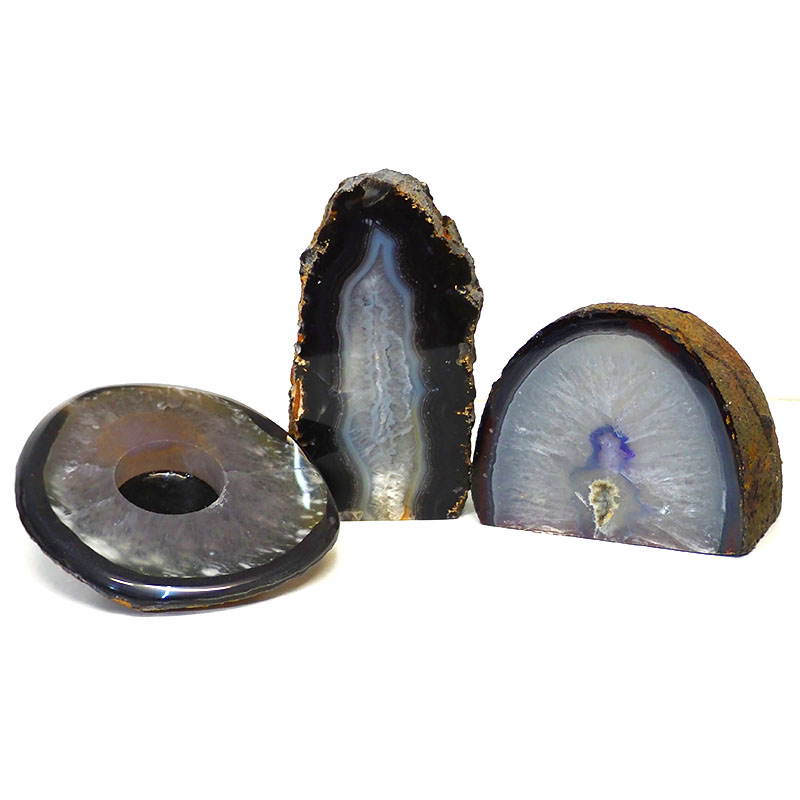 2.35kg Agate Lamp Set S227 5 Agate Lamp Set S227