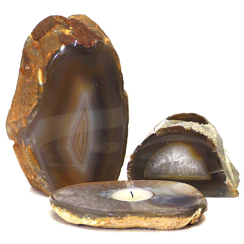 2.60kg Agate Lamp Set S232 4 Agate Lamp Set S232