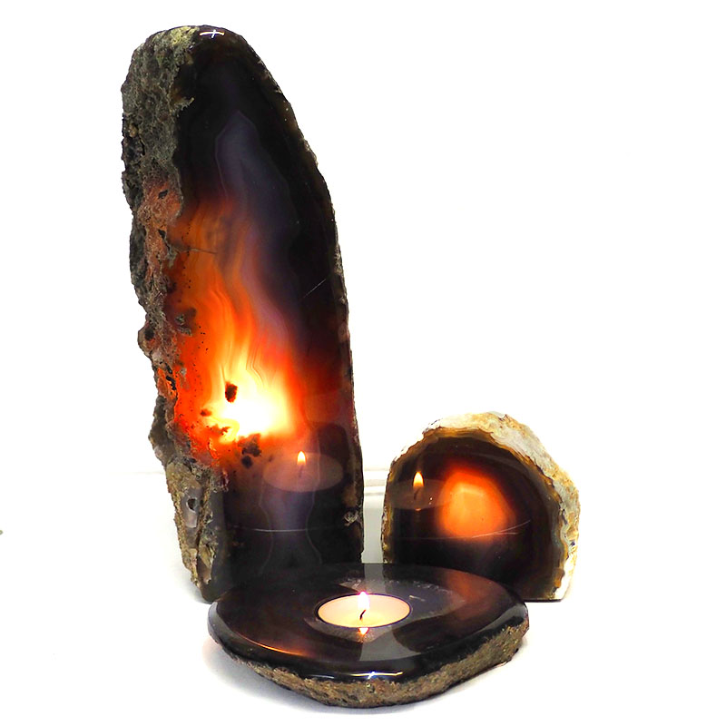 3.55kg Agate Lamp Set S235 3 Agate Lamp Set S235